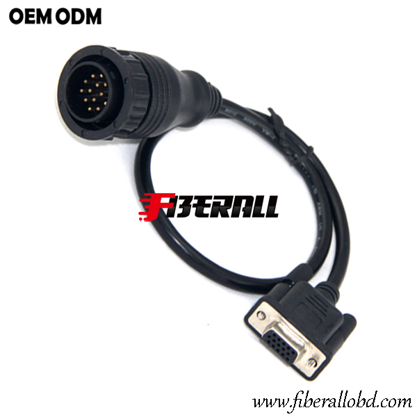 BENZ 14Pin OBD1 Otomobil Teşhis Kablosu için HDB15P