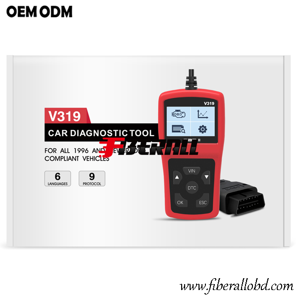 Elde Taşınabilir OBD-II Motor Denetleyicisi ve Araba DLC Teşhis Aracı