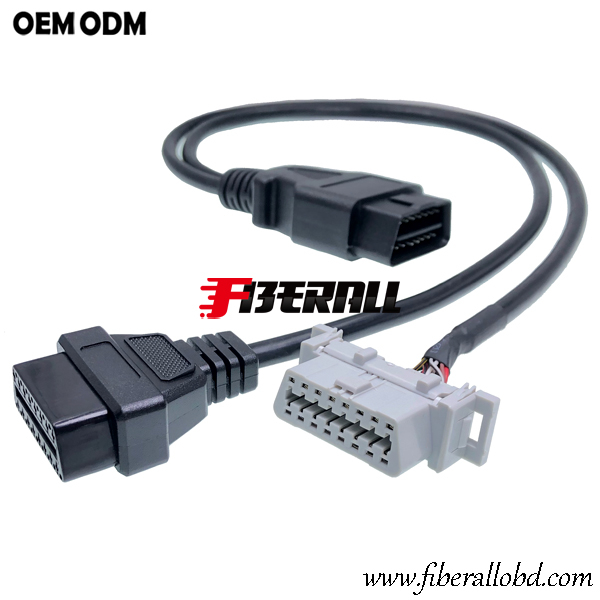 OBD2 Erkek - OBD-II Dişi Splitter Dönüşüm Kablosu