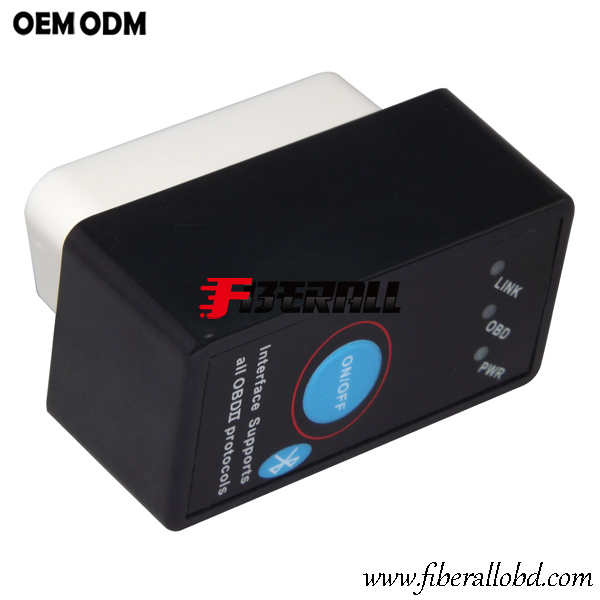 Güç Anahtarlı Bluetooth Otomatik Motor OBD Tarayıcı