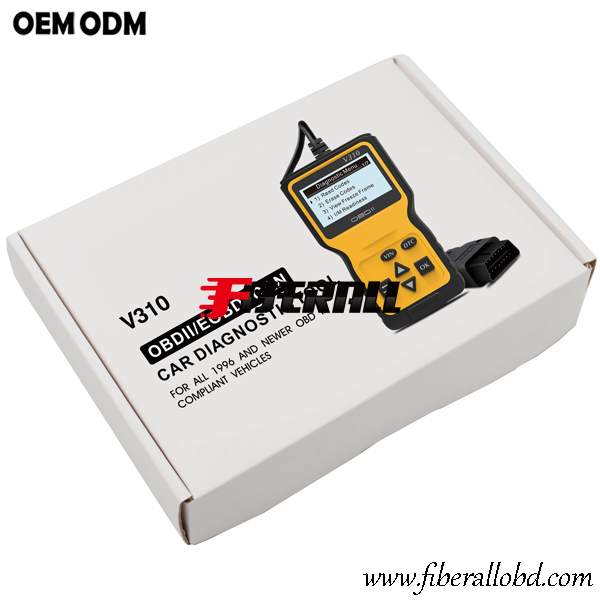 Otomobil Motoru için Fiberall EOBD DTC Teşhis Aracı