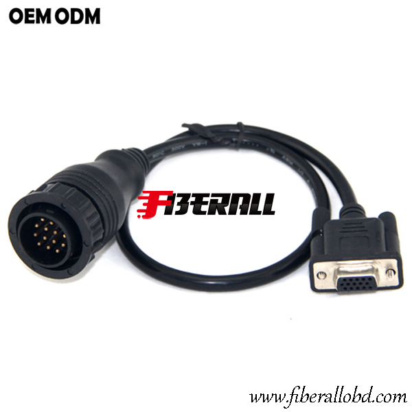 BENZ 14Pin OBD1 Otomobil Teşhis Kablosu için HDB15P