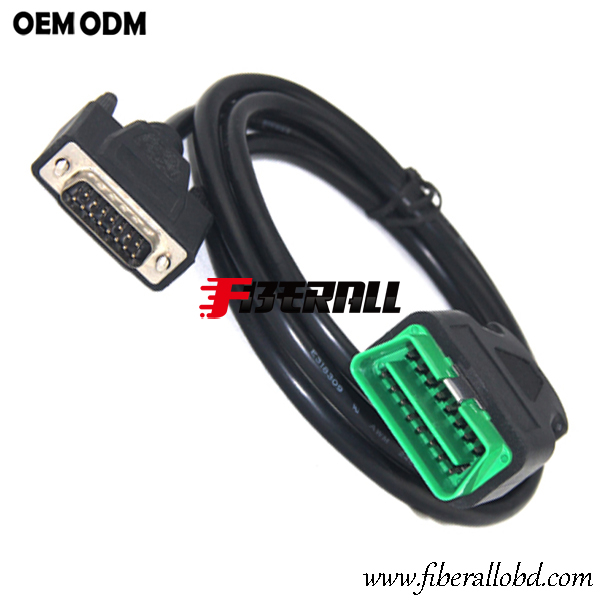 DB9P Erkek OBD2 Otomatik Teşhis OBD Kablosuna