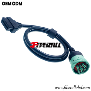 OBD Tarayıcı için 9Pin Ağır Hizmet Tipi Kamyon Teşhis Kablosu