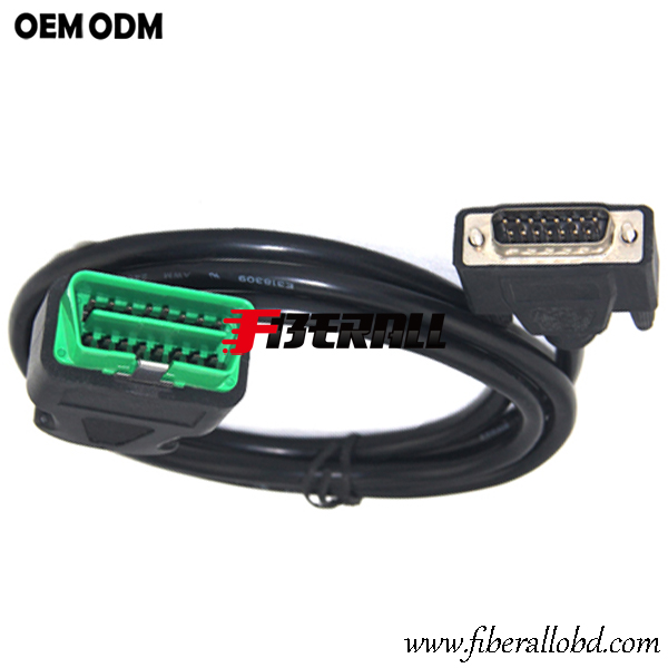 DB9P Erkek OBD2 Otomatik Teşhis OBD Kablosuna